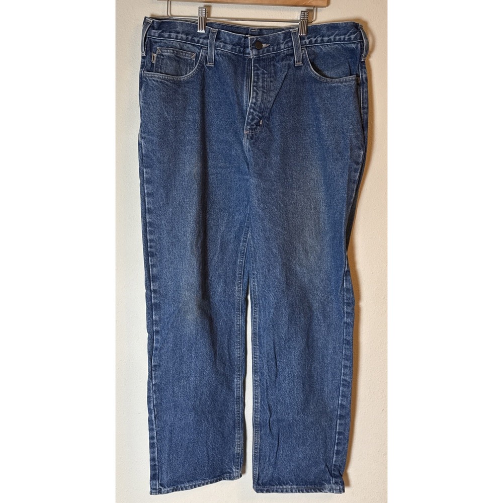Carhartt FR Work Flame Resistant Men's Jeans - Dark Blue 36x32